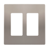 Elite Series 2-Gang Screwless Decorator Wall Plate