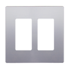 Elite Series 2-Gang Screwless Decorator Wall Plate