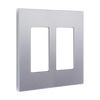 Elite Series 2-Gang Screwless Decorator Wall Plate