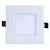 6" Square CCT Selectable, LED Slim Fit Recessed Downlight, 15W