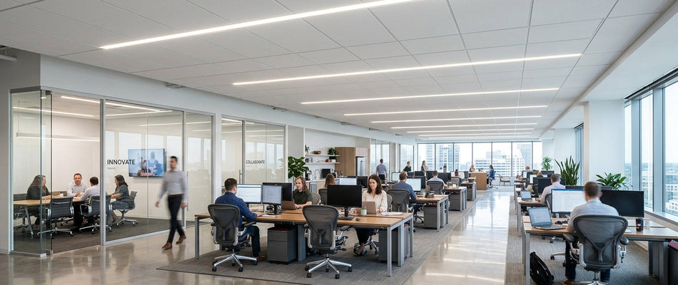 Why Luxrite LED Recessed Flat Panels Are Becoming a Popular Choice for Commercial & Office Lighting