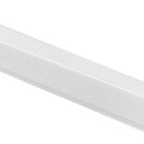 1/2 inch U cover square white for linear LED channel with frosted PC opal diffuser