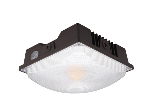 75W Square LED Canopy Light | 9.600Lm Max | 120/277V | 3-CCT Selectable | Commercial Led CLCN11-75WBSP1DA1