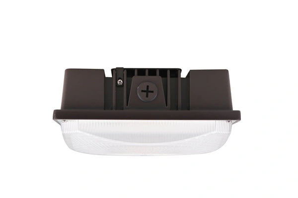 Bronze square canopy fixture 3000K 4000K 5000K selectable light