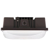 Bronze square canopy fixture 3000K 4000K 5000K selectable light