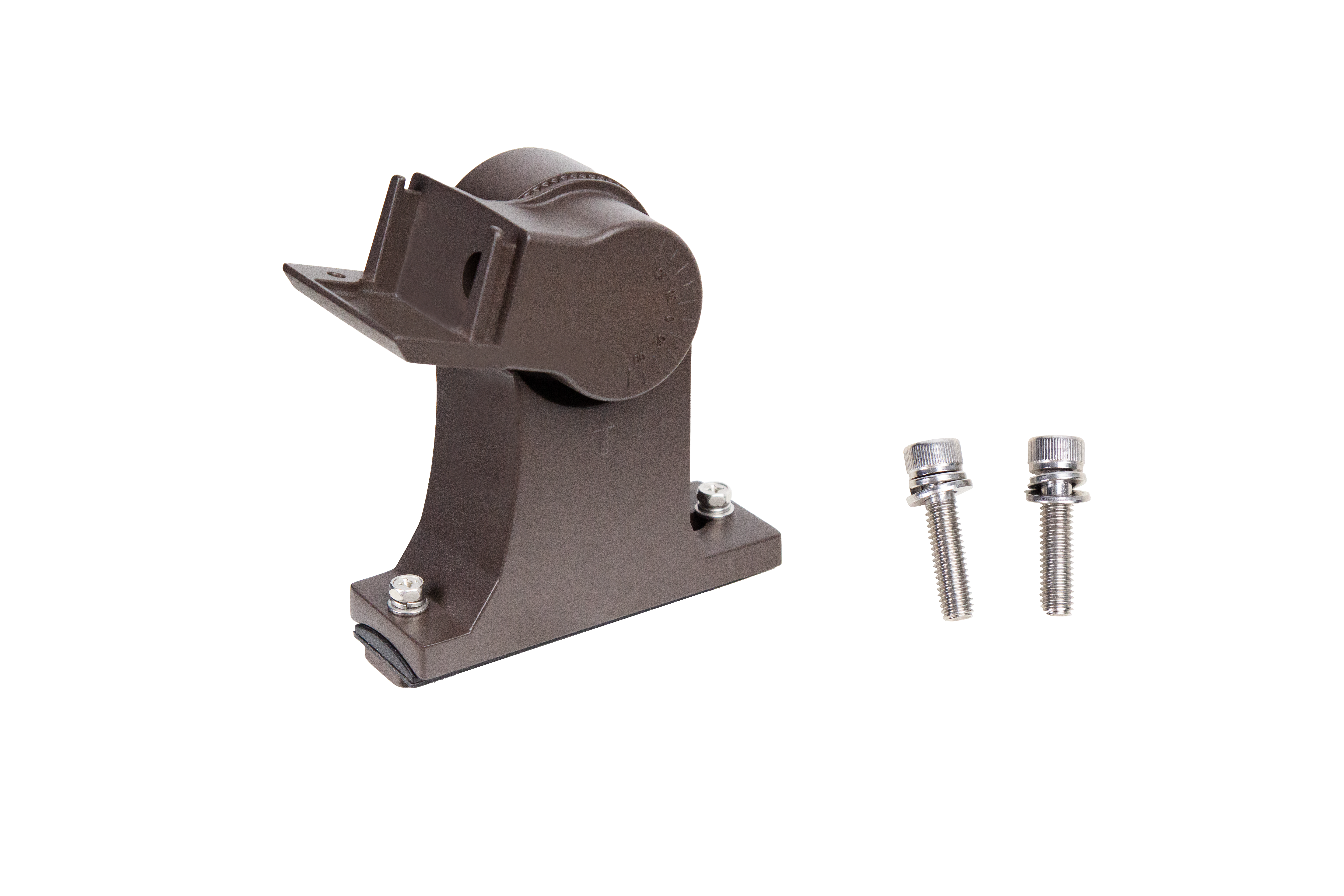 Adjustable Arm Mounting Bracket For Square And Round Poles