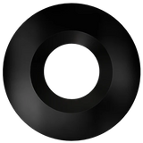 Astrofit 4 inch black round recessed trim for interchangeable retrofit lighting