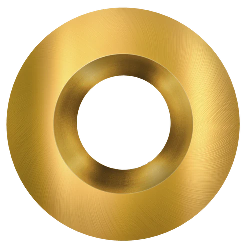 4 Inch Round Trim | Brushed Brass | Astrofit Series | Goodlite G-21415