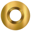 Astrofit 4 inch brushed brass round recessed trim for interchangeable retrofit modules