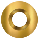 Astrofit 4 inch brushed brass round recessed trim for interchangeable retrofit modules