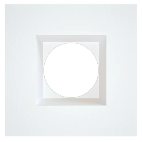 4 Inch Square Trim | White | Astrofit Series | Goodlite G-21420