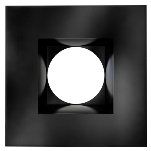 4 Inch Square Trim | Black | Astrofit Series | Goodlite G-21421