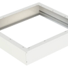2x2 white surface mount kit for LED flat panel ceiling installation