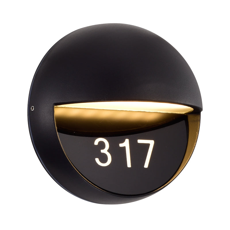 LED Address Light - Outdoor - 3-4079D-RN-SC