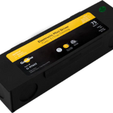 75W mini 24V electronic LED driver with compact housing, Triac ELV dimming, IP66 waterproof enclosure, and Class 2 ETL certification
