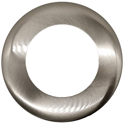 4 Inch Round Slim Brushed Nickel Cover | Goodlite G-48374