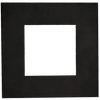 4 inch square slim black recessed light cover