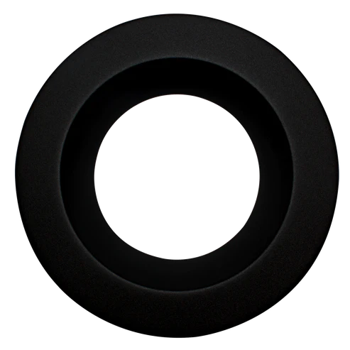4 Inch Round Retro Black Cover | Goodlite G-97720