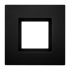 4 inch square black LED retrofit cover for recessed lighting
