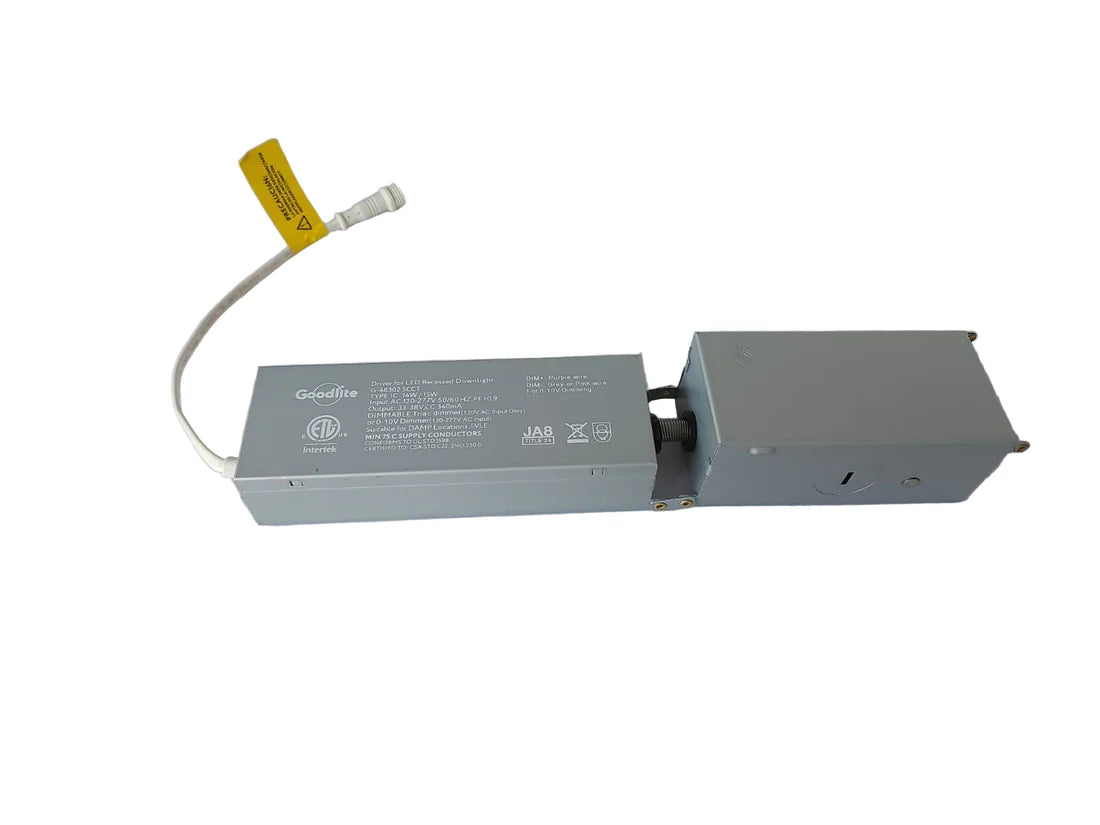 15W 120-277V dimmable 3-pin LED driver for selectable CCT fixtures, ETL listed.