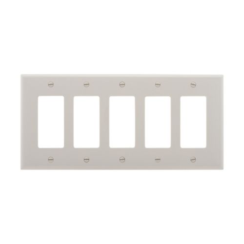 Wallplate Decorator 5-Gang | Mid-Size | Decorator WallPlate Series