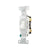 Eaton CSB120W white commercial-grade single-pole toggle switch, 20A, 120/277V, PVC body with brass terminals, side and back wired.