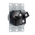 Eaton AH32BK-F 50A 125/250V range receptacle, NEMA 10-50R flush mount, 3-pole 3-wire, black non-grounding outlet.