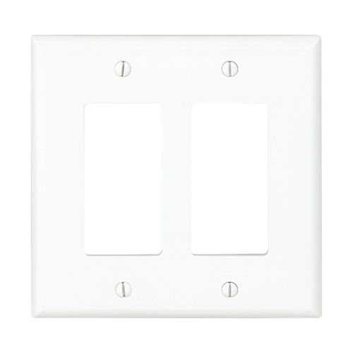 2-Gang Decorator Wall Plate | Mid-Size | EATON PJ262W