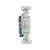 Eaton 1303-7W white toggle switch, 3-way, 15A 120V, polycarbonate body, for LED, motor, CFL, incandescent, and more.