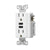 Eaton TR7765W USB Charger Receptacle | 15A 125V Duplex Outlet | White