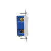 Eaton 7504W-BOX white four-way decorator switch, 15A 120/277V, compatible with motor, fan, LED, incandescent, CFL, fluorescent, halogen, ELV, and MLV loads, back and push wiring, thermoplastic housing, flush mount.
