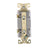 Eaton 7621W commercial decorator paddle switch, 20A, single-pole, 120/277V, white thermoplastic with antimicrobial actuator, back and push-in wiring.