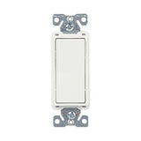 The Eaton 7504W-BOX four-way decorator switch controls lighting from three or more locations. Rated 15A, 120/277V, supports LED and fan loads, with durable thermoplastic design and UL certification.