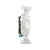 Eaton CSB120W white commercial-grade single-pole toggle switch, 20A, 120/277V, PVC body with brass terminals, side and back wired.