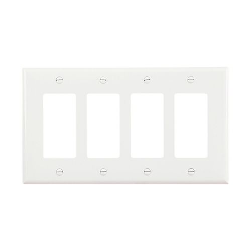 Wallplate Decorator 4-Gang | Mid-Size | Decorator WallPlates Series