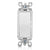 15 Amp Single-Pole 3-Way Decorator Switch | 120/277V | White | Side & Back Wiring