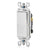 15 Amp Single-Pole 3-Way Decorator Switch | 120/277V | White | Side & Back Wiring