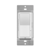 300-Watt Single Pole/3-Way Decorator LED Dimmer Switch in white – compatible with LED, CFL, incandescent, and halogen bulbs