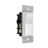 300-Watt Single Pole/3-Way Decorator LED Dimmer Switch in white – compatible with LED, CFL, incandescent, and halogen bulbs