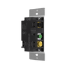 300-Watt Single Pole/3-Way Decorator LED Dimmer Switch in white – compatible with LED, CFL, incandescent, and halogen bulbs