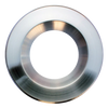 Space 6 inch round LED retrofit brushed nickel trim cover
