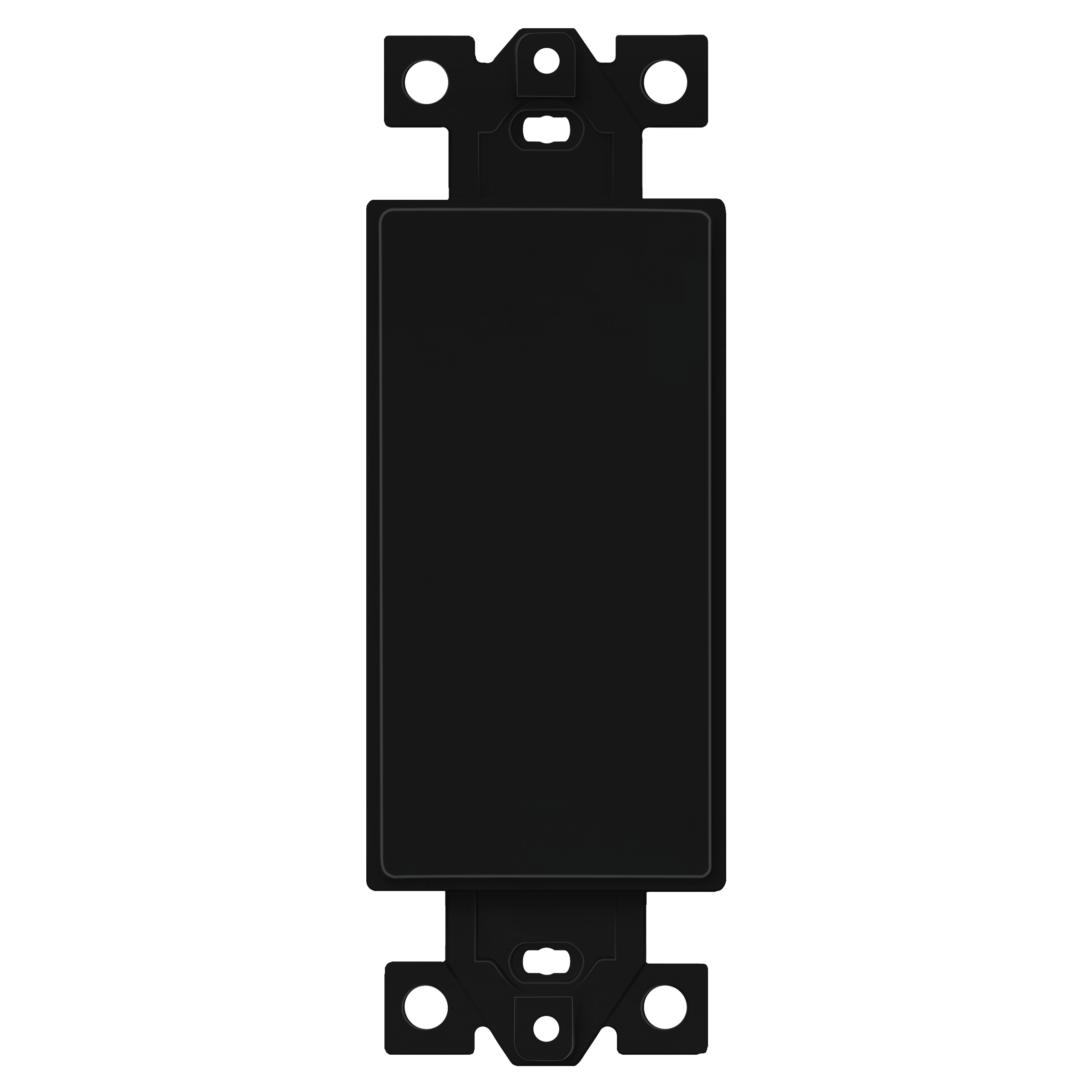 Enerlites 6001 1-Gang Decorator Blank Adapter Insert – Front View