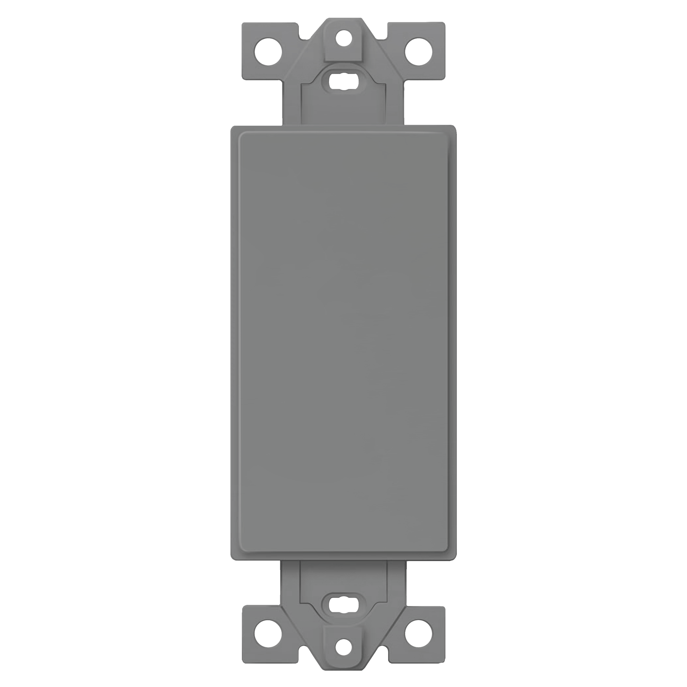 Enerlites 6001 1-Gang Decorator Blank Adapter Insert – Front View
