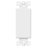 Enerlites 6001 1-Gang Decorator Blank Adapter Insert – Front View
