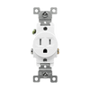 Enerlites 61150-TR commercial grade 15A tamper-resistant single receptacle, thermoplastic, UL listed, child-safe