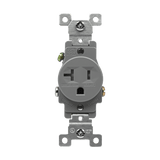 20 Amp Single Receptacle | Tamper Resistant | 125V | Commercial Grade | Enerlites 61200-TR