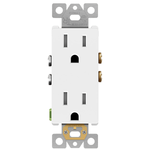 Matte Finish 15A Decorator Style Self-Grounding Tamper-Resistant Duplex USB Receptacle | Residential Grade Outlet - Available at Electrical Marketplace