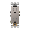 15 Amp Decorator Duplex Receptacle | Tamper Resistant | 125V | Residential Grade | Elite Series