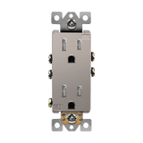 15 Amp Decorator Duplex Receptacle | Tamper Resistant | 125V | Residential Grade | Elite Series | Enerlites 61501-TR