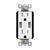 Dual USB Type-A Charger 3.1A with 15A Tamper-Resistant Receptacles